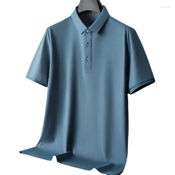 Herren Polos Arrival Fashon Suepr Large Summer Neck Short Sleeve Polo Plus Size XL 2XL 3XL 4XL 5XL 6XL 7XL