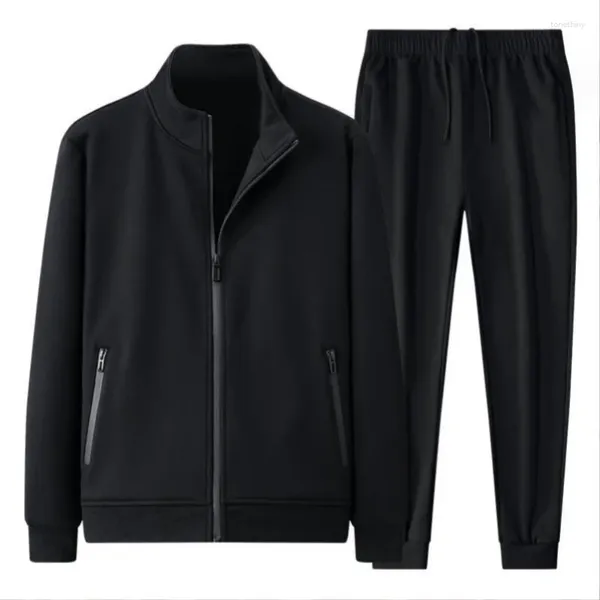 Erkekler Trailtits Ceketler 2 Parçalı Set Erkek Günlük Günlük Spor Jogging Suit Üstler veya Pantolon Erkekler İçin Çoğaltma Giysileri