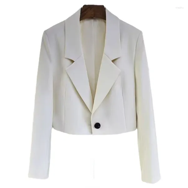 Abiti da donna Blazer slim formali da donna Abito tinta unita Giacca casual elegante Moda Cappotti femminili di lusso Giunzione abiti da donna da ufficio