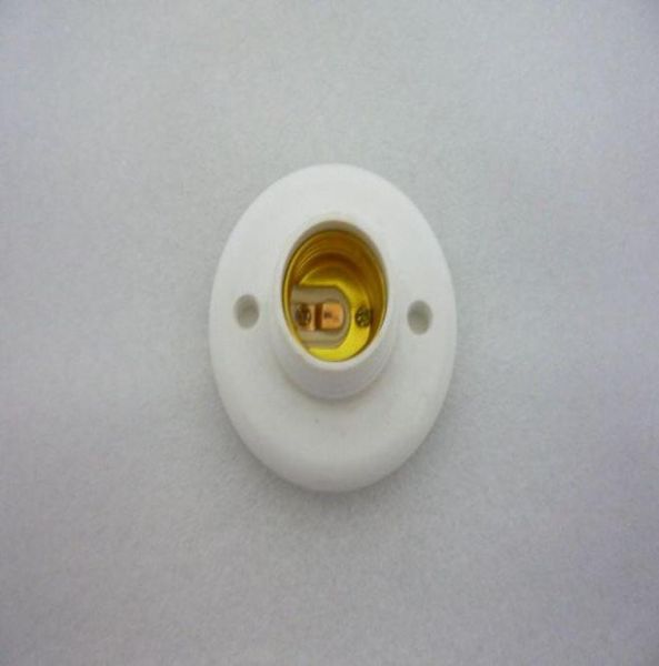 MOQ10 E27 Base a vite Portalampada Portalampada per luci Lampadina Faretto CFL Illuminazione alogena 220V Rotondo Drop Ship4156346