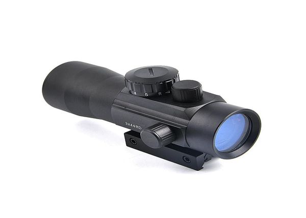 B Marka 3x44 Rd Taktik Kırmızı Dot Sight Sight Adım Kapsamı Fit Ray Montajı 11mm20mm Tüfek Tüfek Görüşü Scope8004196