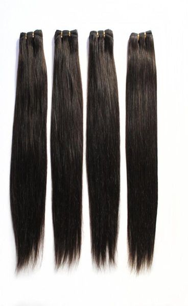 100 Trame di capelli umani Estensioni dei capelli brasiliani con fasci lisci 1B Nero 2 8 Marrone 613 Biondo Mix Lunghezze Tessuto brasiliano dei capelli 11066587