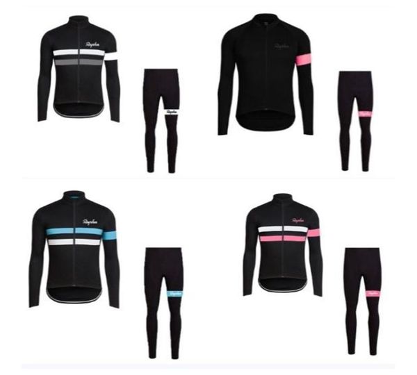 Pro Team RAPHA 2020 Primavera Autunno Maglia da ciclismo da uomo Set Traspirante Bici da corsa Abbigliamento sportivo Manica lunga MTB Abbigliamento da bicicletta7909997