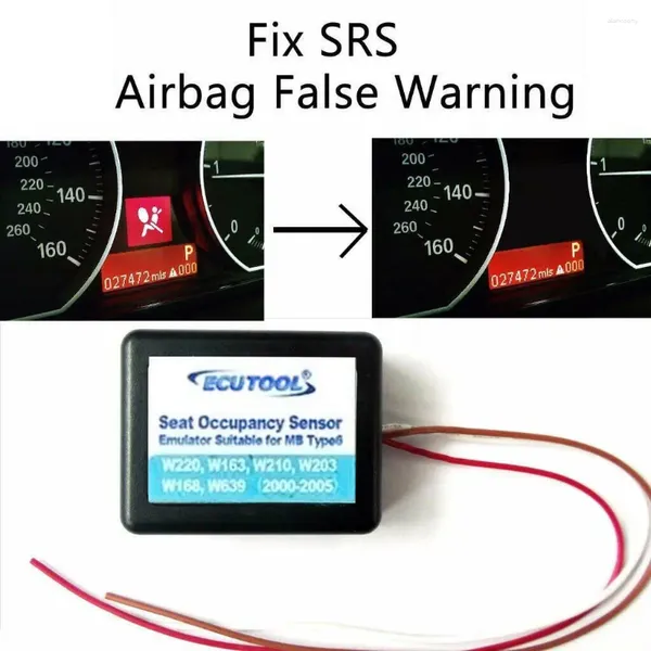 Auto-Airbag-Sensor-Emulator, Beifahrersitz-Belegungsmatten-Bypass für Mer-cedes-Be-nz W163 W168 W203 W210 Simulator