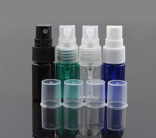 Ganz neue kleine Sprühflaschen in mehreren Farben, 50 Stück, 10 ml, leer, Parfüm, Kosmetik, PET-Zerstäuber2994455