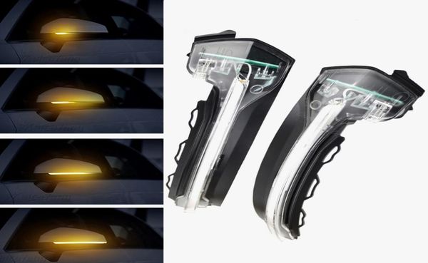 Para a3 8v s3 rs3 s linha 2014 2015 2016 2017 2018 dinâmico espelho lateral luz led indicador de sinal volta blinker1839144