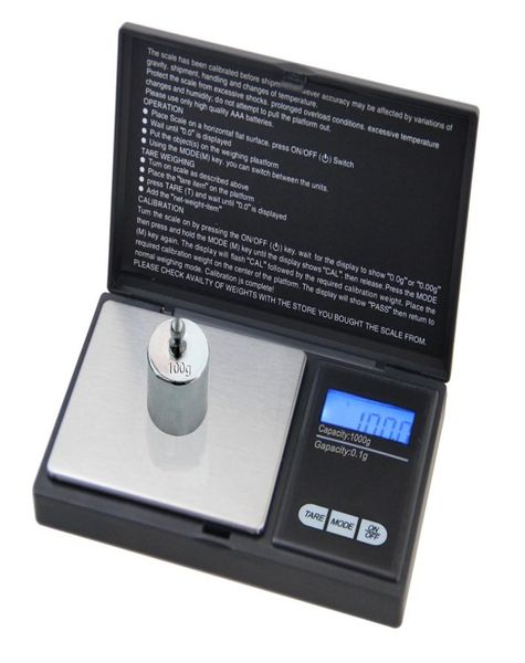 500 g x 01 g Mini-Präzisions-Digitalwaage für Gold, Bijoux, Silber, Diamant, Schmuck, Taschenküche, Gewicht, Lebensmittel, elektronische Waage5877911