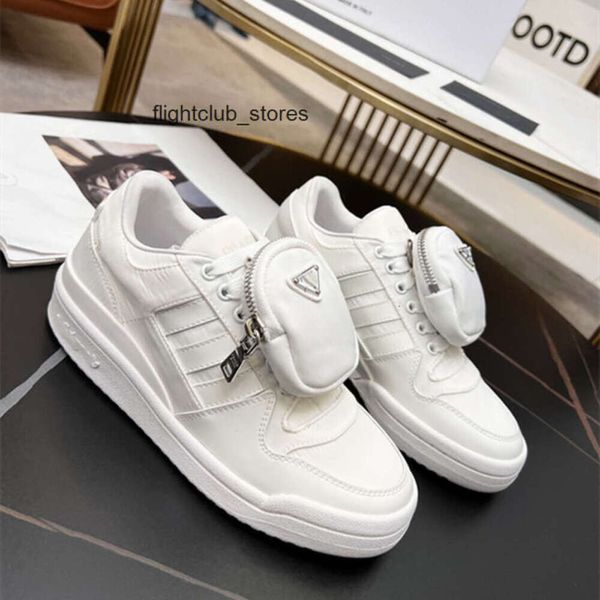 praddalies pra Scarpe Sneakers con plateau Design di lusso Slip Sneakers stile italiano prd Trainer Pelle Moda Donna Uomo con scatola taglia Casual US5-US11 LUI0 1Q3B