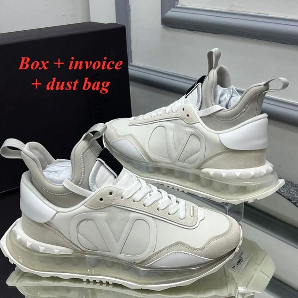 Mit Box Original Designer Herrenschuhe Luxus Vlt Sneakers Damen Schnürtrainer Spiegelqualität Chaussure Casual Wade Runner Sneakers Dhgate Neu