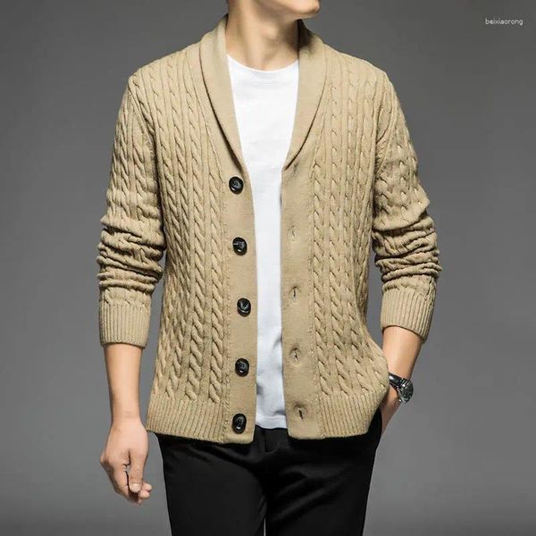 Maglioni da uomo Plus Size Cardigan da uomo Autunno spesso Slim Fit Maglioni Maglieria Maglione Abbigliamento da uomo in stile coreano di alta qualità 7XL