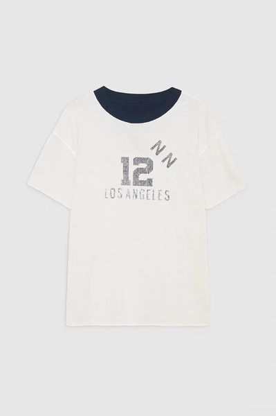24SS Neues Nischen-Designer-Baumwoll-T-Shirt, trendiger Sommer, doppelseitig, klassisch, schlank, Vintage-Druck, heißer Buchstabe, Pullover, T-Shirts, kurzärmelig, vielseitiges T-Shirt, Polos, Tide Tops