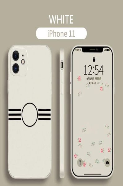 Custodie per telefoni Iphone 12 Pro Max Custodia per cellulare di design di lusso 11 xr X XS Cover curva a conchiglia Modelli Fashion3416565