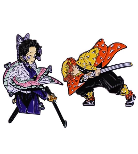 Ícones de anime japonês quadrinhos legal esmalte pinos crachá broche mochila saco colar lapela decoração jóias presentes para friends5662043