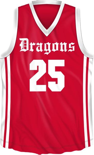 Personalizzato qualsiasi nome qualsiasi squadra Teen Wolf Dragons Mick McAllister Basketball Jersey All Castoned Times S M L XL XXL 3XL 4XL 5XL 6XL di alta qualità