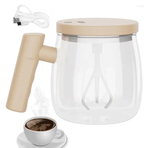 Bottiglie d'acqua Tazza di agitazione automatica Tazza di miscelazione elettrica ad alta velocità da 400 ml Portatile per succhi di tè al latte Soia