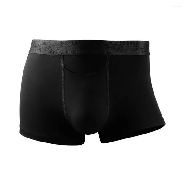 Underpants shorts calcinha respirável homens verão roupa interior leve esporte elástico confortável com push up para final