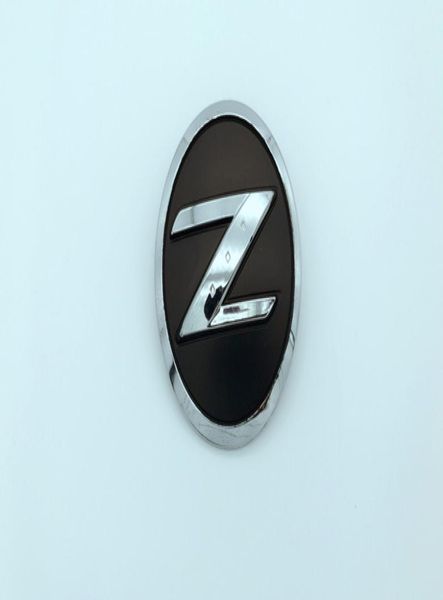 1 peça emblema de carro cromado z para Fairlady 350Z 350ZX 300ZX Z33 Z32 logotipo 3D preto4407110