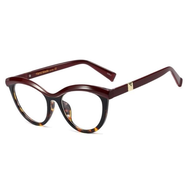 Kleine, bernsteinfarbene, klassische, polarisierte Cat-Eye-Sonnenbrille für Damen und Herren, Schutzbrille im Vintage-Stil, T97565304W