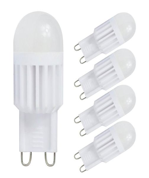 Lampadina LED G9 dimmerabile Base Bipin 3W Bianco caldo 3000K 6500K per lampadari Illuminazione domestica 220V 110V risparmio energetico3862486