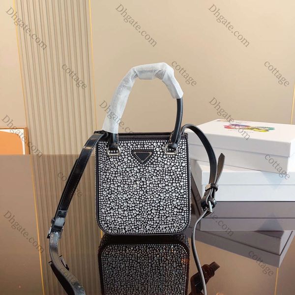 ve basit gündelik omuz çantası üst tasarımcı elmas çantası çok yönlü stil üst deri orijinal özelleştirilmiş lüks el çantası