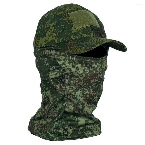 Top Caps Rus taktik Kamuflaj Maskesi Şapka Beyzbol Kapağı Beanies Askeri Ordu Kafataları Unisex Hip Hop Örme Elastik Açık