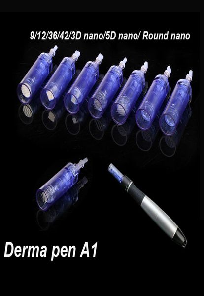 Cartucce ad ago a baionetta per penna elettrica Derma 9 12 24 36 42 Nano A1 Derma Pen Dr Pen Punta dell'ago6589415