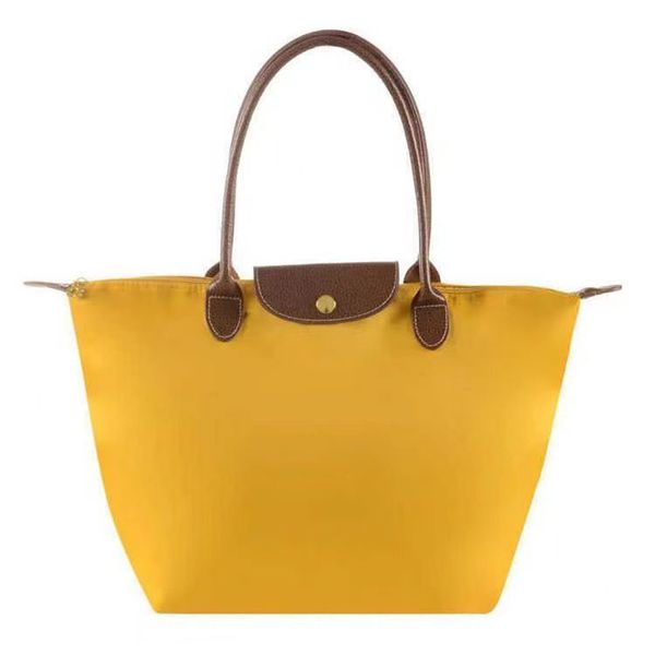 Bolsa feminina bolsa tote bolsa de ombro transversal bolsa clássica de grande capacidade amarela moda axilas bolsa mensageiro bolsa de ombro de luxo feminina casual bolsa de lona