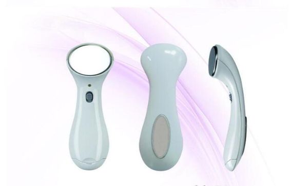 Negativ-Ionen-Gesichtsmassagegerät, Handheld-Gesichtshaut-Massagegerät, Anti-Aging-Gesichtslifting-Hautpflege-Werkzeug, Weiß2490379