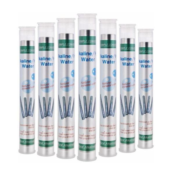 Pranzo Salute PH alcalino Filtro per l'acqua Stick Acciaio inossidabile Portatile Idrogeno IONI negativi Ionizzatore Purificatore minerale Tormalina Germaniu4086235