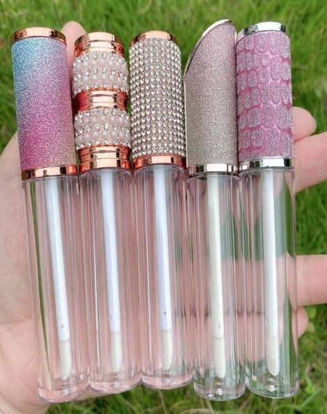 100 Stück leere transparente Lipgloss-Röhrchen aus Kunststoff, Lippenbalsam-Röhrchen, Lippenstift, Mini-Proben-Kosmetikbehälter mit silberner Kappe. 8050268