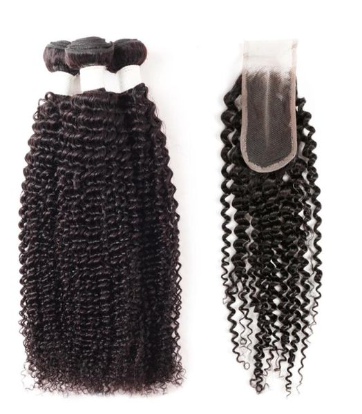 Ishow pacotes de cabelo humano brasileiro, encaracolado, 3 peças com fecho 24, preto natural inteiro para mulheres de todas as idades, 828 polegadas4210129