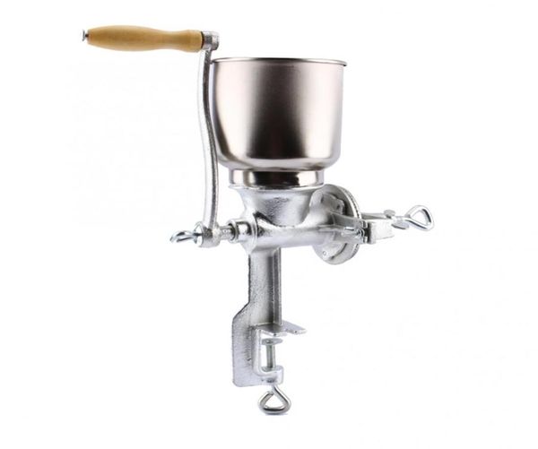 1 Stück hochwertige manuelle Getreidemühle Maschine Mais Kaffee Lebensmittel Weizen Handkörner Hafer Eisen Nussmühle Kurbelguss 32 x 43 cm 2107126544771