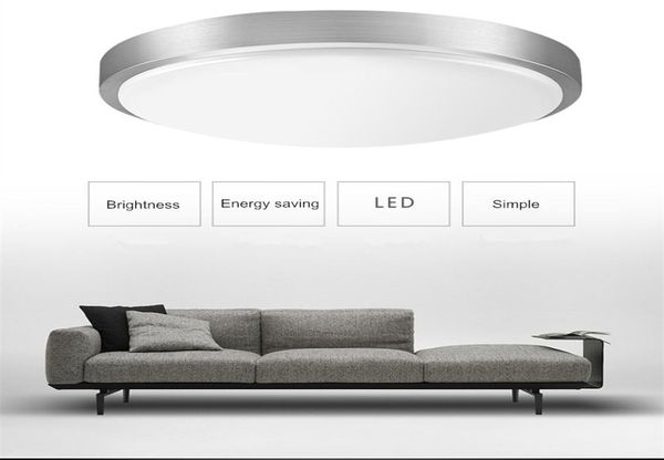 Moderne runde LED-Deckenleuchte, Durchmesser 21 cm, 12 W, oberflächenmontiert, einfache Foyer-Leuchten, Arbeitszimmer, Esszimmer, Wohnzimmer, Flur, Flur, Licht 8131376