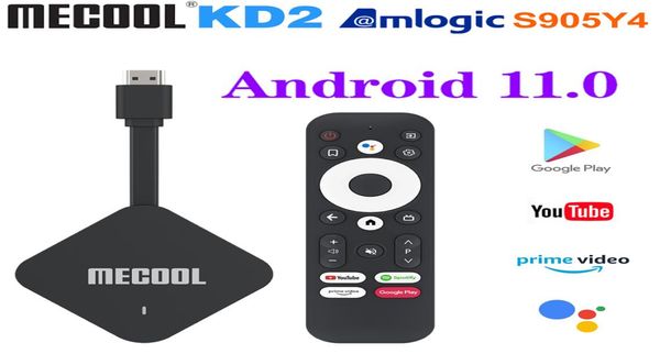 Mecool KD2 Amlogic S905Y4 TV Box Android 11 4GB 32GB Dual WIFI Google Certified TV Stick BT 507648266