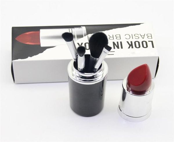 Neuer Make-up-Look in einer Box Basic Brush 4-teiliges Pinselset mit großem Lippenstift-Formhalter Makeup TOOLS1527391