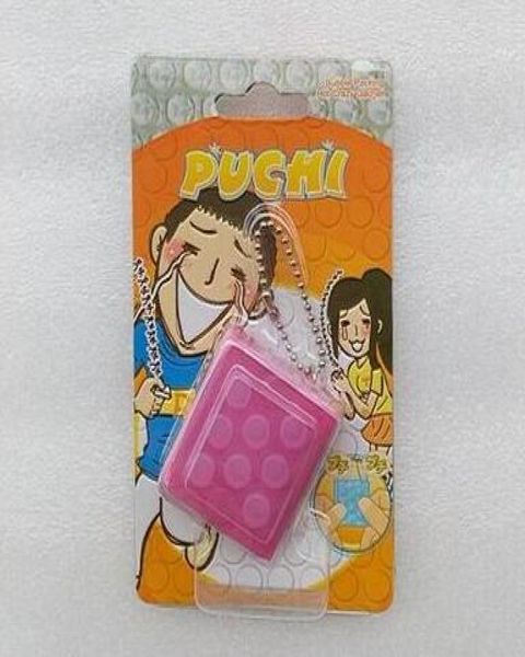 Горячий брелок Mugen Puti Puchi Bubble, электронная пузырчатая пленка, брелок Puchi, бесконечное сжатие, декомпрессионный пресс, мини-динамик, пузырьковые игрушки7173920