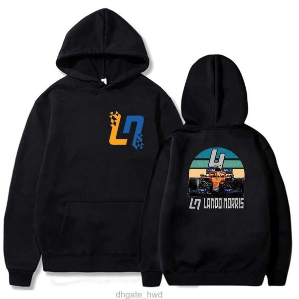 F1 hoodies mini lando norris 4 moletom crianças manga longa topo y2k roupas jogos engraçados meninas roupas meninos legal carro gráfico topo