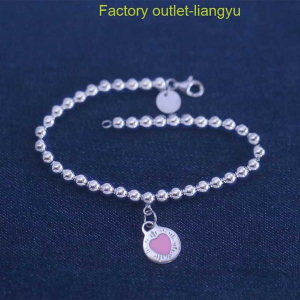 Designer Silber Anhänger HalsketteJXJ.s925 Sterling Pfirsich Armband Feminines Temperament Vielseitig Luxus Geständnis Serie Paar Qixi Romantik Tiffanans