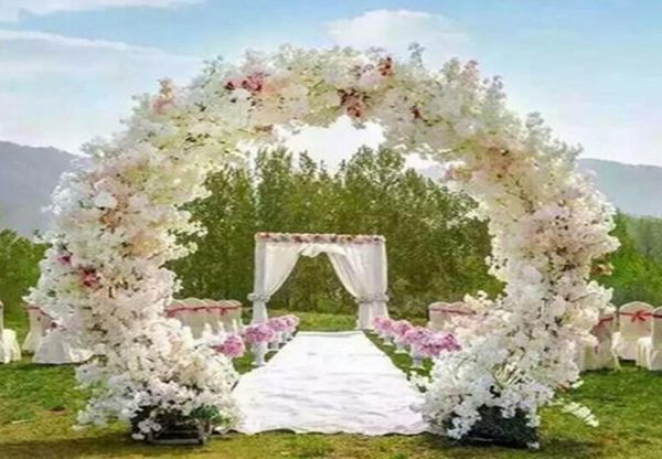 Künstliche Slik Kirschblütensträuße Hochzeit Zuhause Party Fake Sakura Haufen Seidenblume Kirsche DIY Baumschmuck Pflaumendekoration7596653