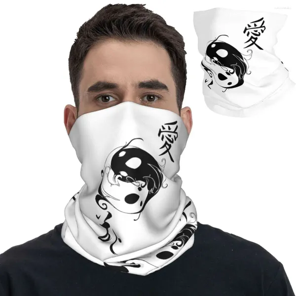 Sciarpe Ying Yang Koi Pesce Bandana Copricollo Passamontagna stampato Sciarpa avvolgente Copricapo multifunzionale Pesca Unisex Adulto Inverno