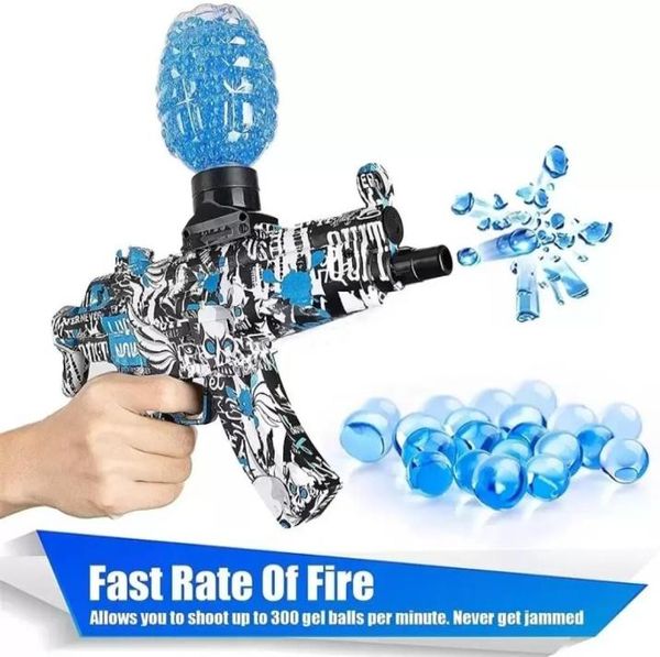 Mp5 ak m4 elétrica automática gel bola blaster arma brinquedos pistola de ar cs luta jogo ao ar livre airsoft para adultos meninos tiro toy6832736