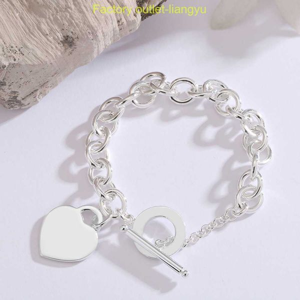 Collana con ciondolo in argento di design Bracciale Jia Di Jia Boutique Gioielli Regalo di San Valentino Carta d'amore Bracciale con chiave tiffanans