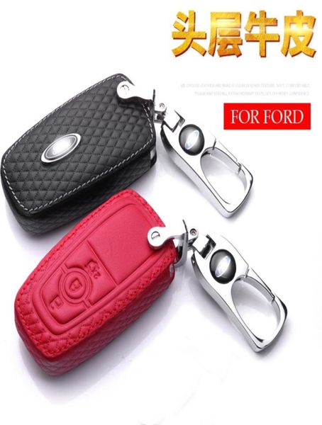 2019 NOVOS chaveiros de metal para Ford emblema Focus Fiesta Edge Escape Kuga Fusion Mondeo Ecosport Explorer CSMAX F150 Chave de carro case3232207643910