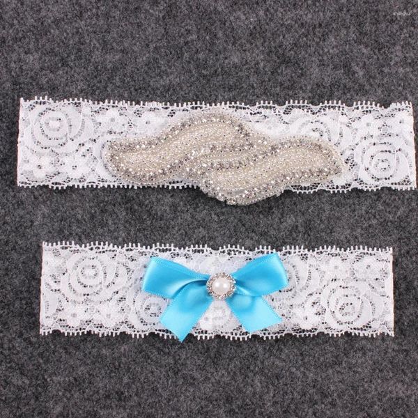 Haarschmuck Mädchen Satinband Schleife Spitze Stirnband Set Hochzeit Party HeadWraps Tochter Mama Strass Haarband 1