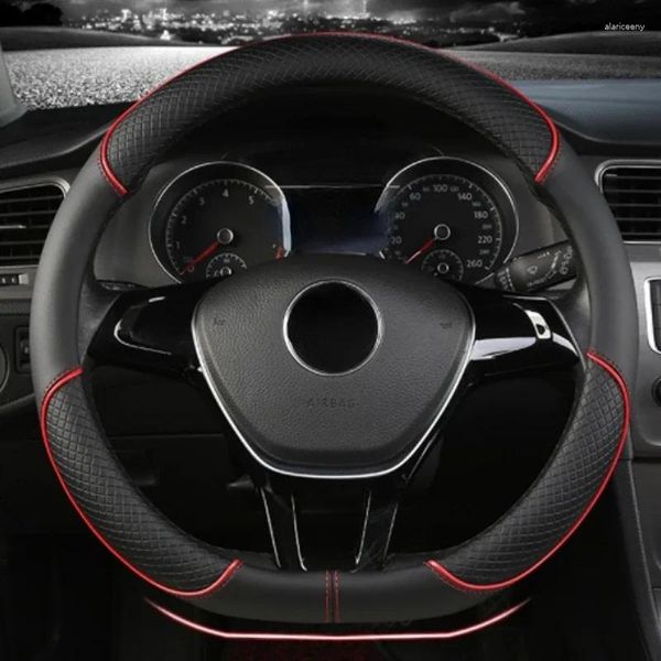 Coprivolante Copriauto sportivo a forma di D in pelle microfibra per BYD Atto 3 EV Yuan Plus 2024 Accessori auto