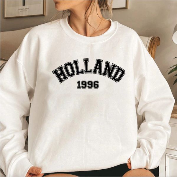 Sweatshirts Holland 1986 Külkü Süper Kahraman Parker İlham Unisex Kawaii Crewneck Sweatshirts Tom Holland Sweatshirt Kadın Günlük Hoodies