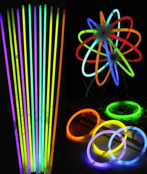 Novidade iluminação brilho vara multi cor pulseira colares néon festa luz vara varinha novidade brinquedo vocal concerto sticks8333607