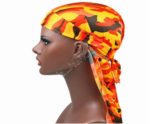 Sedoso Durag Long Tail Dorag Durags Premium Silk Waver Caps Bandana Turban Headwear Perucas Hip Hop Headwrap Headband Pirate Hat Cap D1077420