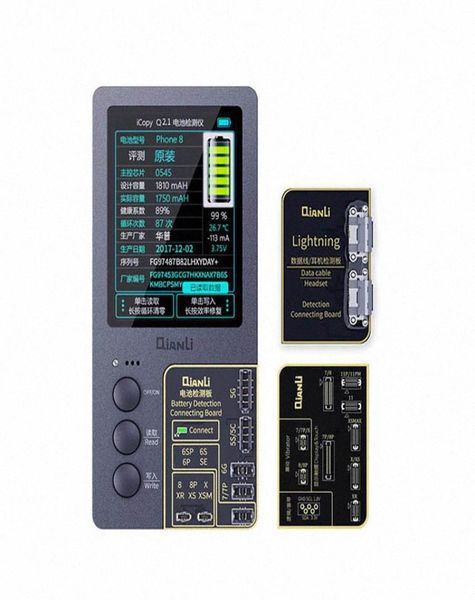 Neues Qianli iCopy plus für 11 promax 11 pro Xsmax Xs 7 LCD-Bildschirm Ture Tone Virbrator Programmierer 21 Version gCgW7595799