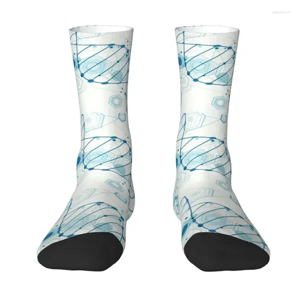 Calzini da uomo Scientific DNA Crew Abito unisex carino per chimica scientifica stampato in 3D